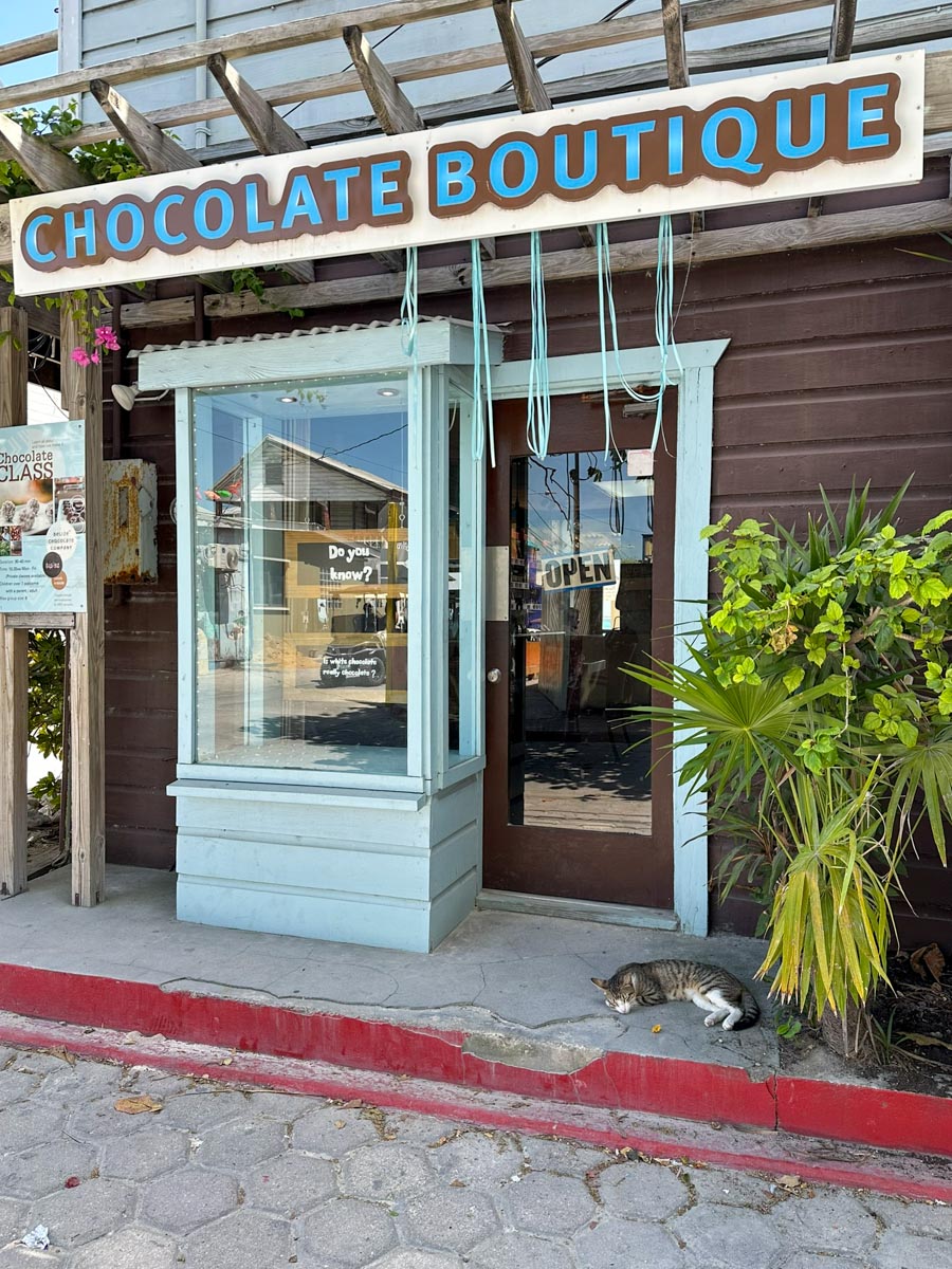 Entrance to the Chocolate Boutique