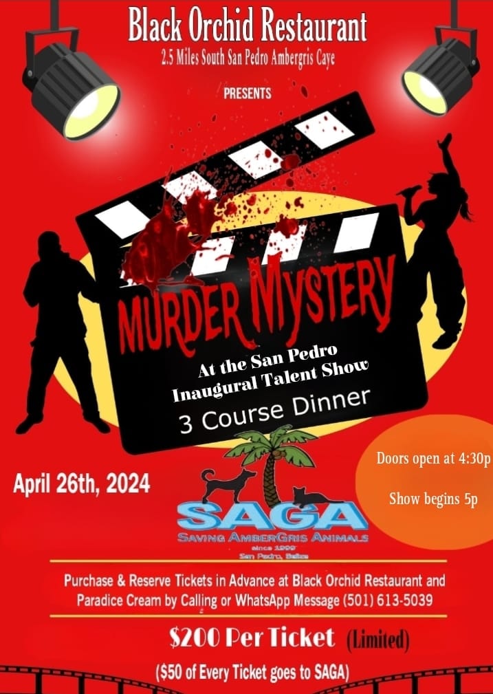 First of three murder mystery nights at Black Orchid