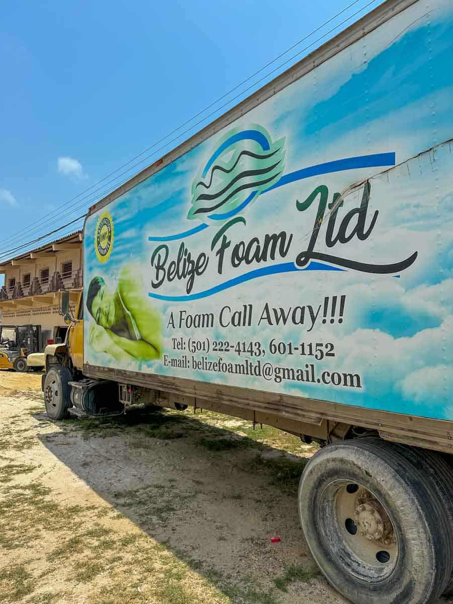 Belize Foam Truck