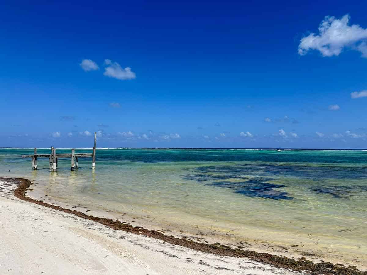 Beach about 15 miles north