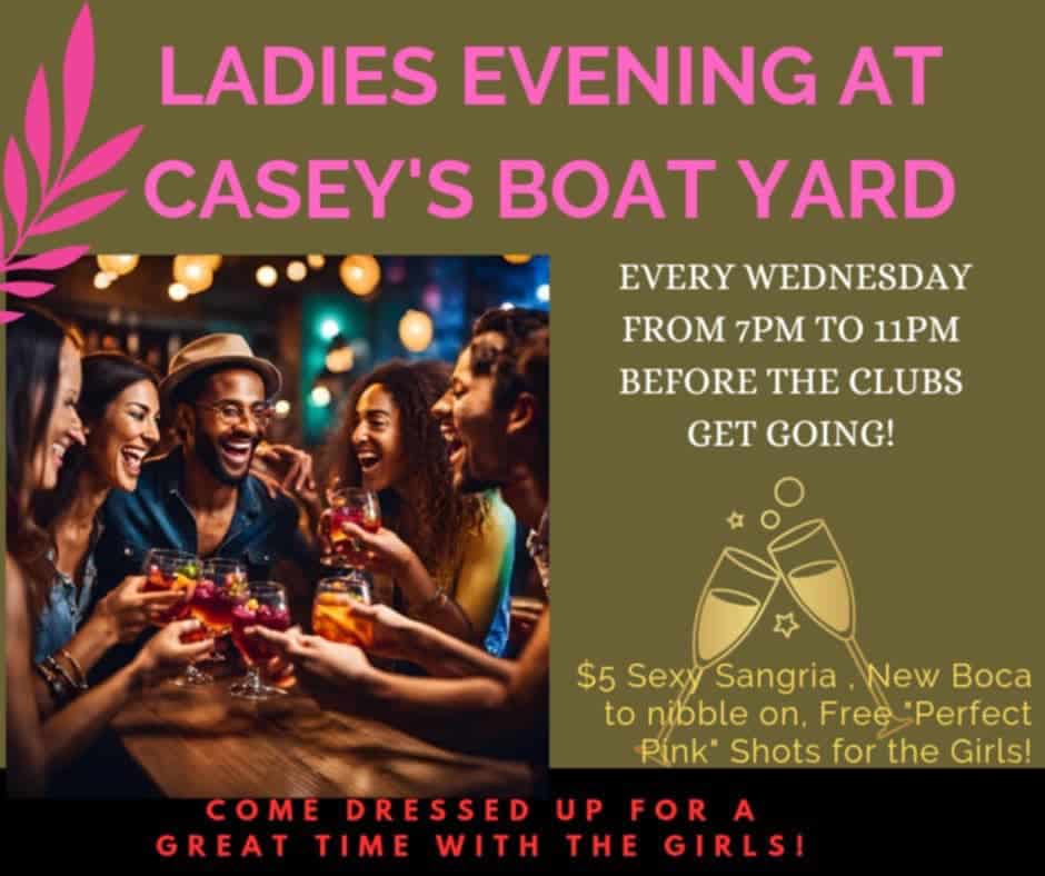 Girls Night Caseys Boatyard