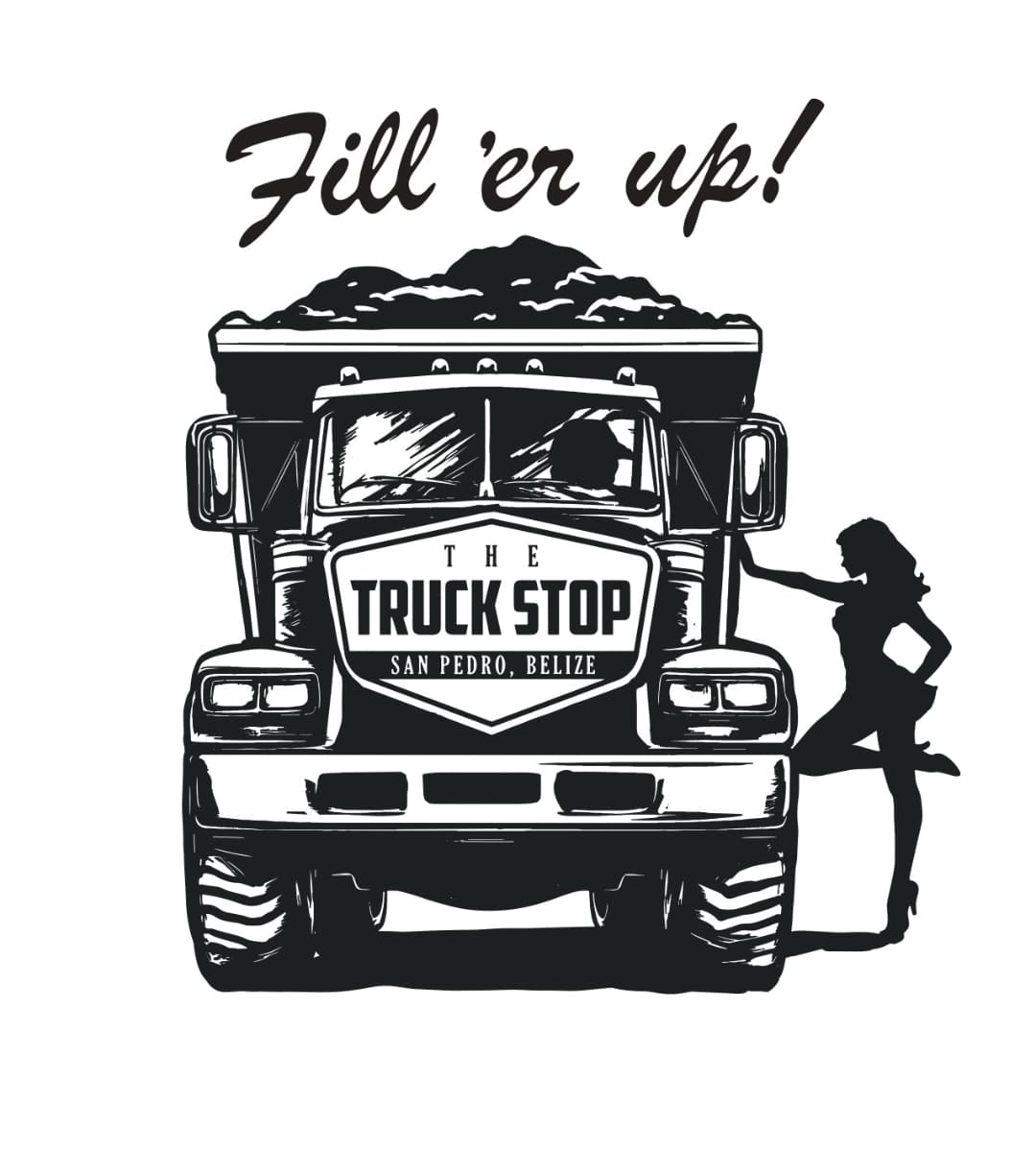Fun truck stop logo