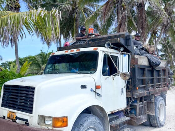 Army of Volunteers Attacks Beach Trash on North Ambergris Caye